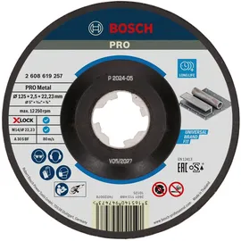 Bosch Professional X-Lock Expert for Metal Trennscheibe 125 x 2,5 mm 2608619257