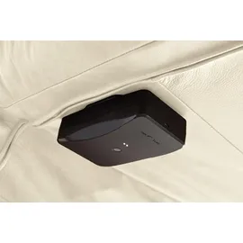 KAWOLA Relaxliege LETICIA Leder 0 x 0 x 0 cm Weiß mit Nackenkissen