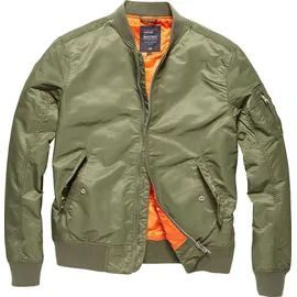 Vintage Industries Welder MA1 Jacke, grün, XL