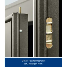 Hörmann Gerätehaus Berry Classic 2,48 x 2,83 m Quarzgrau