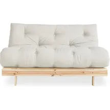 Karup Roots Schlafsofa, 140 cm, Kiefer massiv unbehandelt, von