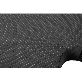 Powerton Orthopädisches Kissen, druckfeste Kunststoffspitze, ergonomisch, schwarz, Schaum mit Memory-Effekt,