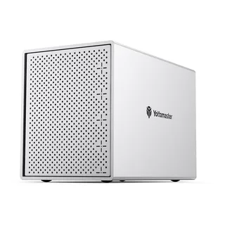 Yottamaster 5 Bay RAID USB C Festplattengehäuse, Aluminium Externe SATA Festplatte Gehäuse für 3,5" /2,5" Festplatten, Unterstützung 5 x 22TB mit 80mm Leise Lüfter für Persönlichen Speicher