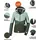 KILLTEC Damen Skijacke/Funktionsjacke mit abzippbarer Kapuze und Schneefang KSW 34 WMN SKI JCKT, hell stahlmint, 44,