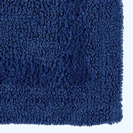 Homescapes Badteppich Dunkelblau 100 x 40 cm