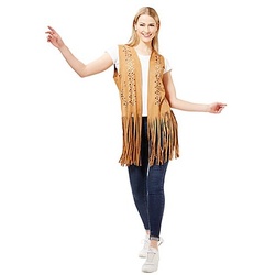 Fransenweste "Hippie", braun
