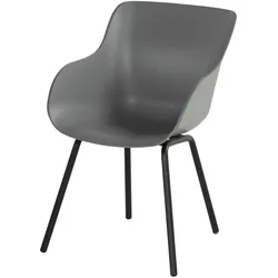 SCHÖNER WOHNEN-Kollektion Gartenstuhl Lieke Kunststoff Grau Grey