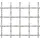 vidaXL Wellengitter Edelstahl 100 x 85 cm Silber