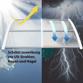 Trutzholm Vordach 97 x 295 cm weiß