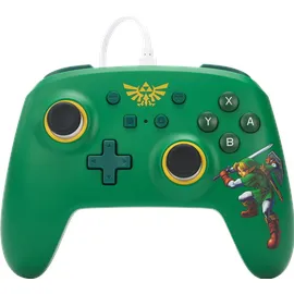 PowerA Hyrule Verteidiger Controller Grün Nintendo Switch