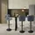 ML-Design Barhocker 4er Set 41 x 110 x 47 cm Anthrazit