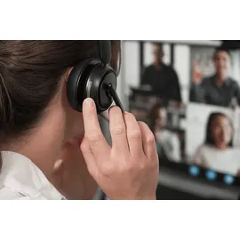 ISY IHS-8200 Bluetooth Headset mit Dockingstation, Over-ear Schwarz