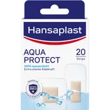 Hansaplast Aqua Protect 20 Strips), wasserfeste Wundpflaster mit extra starker Klebkraft, Heftpflaster ideal zum Duschen, Schwimmen & Baden