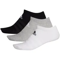 Adidas Low-Cut Socken 3 Paar Medium Grey Heather / White / Black 40-42