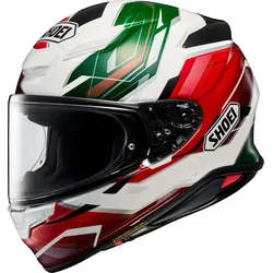 Shoei NXR2 Capriccio, Integralhelm - Weiß/Schwarz/Grün/Rot - XXL