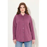 Ulla Popken Hoodie Zopfmuster Blau XXL