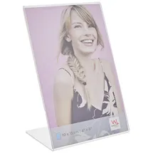Walther Acryl Rahmen ASH1015 10x15cm Hochformat| Preis nach Code NIKOLAUS
