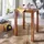 FineBuy Bartisch Massivholz Sheesham 80x80x110cm Stehtisch Bistrotisch Tisch