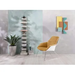 Stones Grace – Sessel aus gelbem Polypropylen