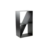 feueranker® Brennholzregal Edelstahl verschiedene Größen Schwarz