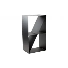 feueranker® Brennholzregal Edelstahl verschiedene Größen Schwarz