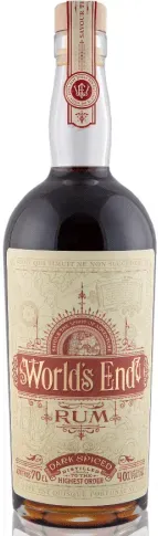 World's End Rum Dark Spiced, 40 % vol, 700 ml
