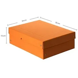 Falken PURE Aufbewahrungsbox 1250 Blatt pastellorange, pastellblau, pastellrosa, pastellgrün, pastellgelb 24,0 x 32,0 x 10,0 cm, 5 St.