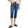 Tom Tailor Damen TTLENE Capri Jeans mit hohem Stretch, blau, Uni, Gr. 31