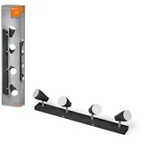 LEDVANCE LED Spot Pear 4er dimmbar Schwarz