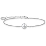 Thomas Sabo Armband Peace mit weißen Steinen 925 Sterlingsilber A2083-051-14