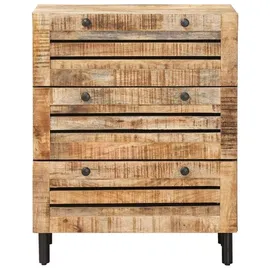 vidaXL Stauraumschränke 60 x 33 x 75 cm Massivholz Mango Natur