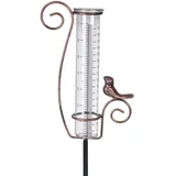 HOBYLUBY Regenmesser für den Außenbereich, 17,8 cm Regenmesser zur Messung von Niederschlag, Garten Hof Dekor