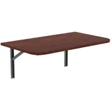 AKKE Klapptisch, Wandklapptisch mit abgerundete Ecken für Küche Kinderzimmer klappbar 50 cm x 50 cm