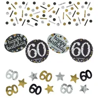 Amscan Konfetti 60 Sparkling Celebration 34 g Gold