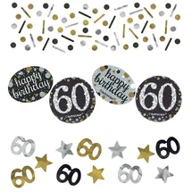 Amscan Konfetti 60 Sparkling Celebration 34 g Gold