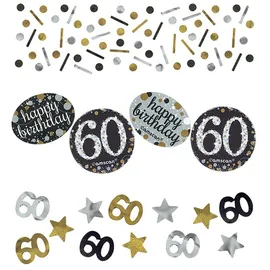 Amscan Konfetti 60 Sparkling Celebration 34 g Gold