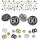 Amscan Konfetti 60 Sparkling Celebration 34 g Gold