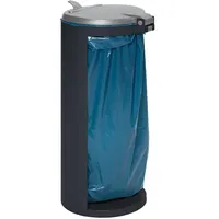 Müllsackständer VAR Kompakt Junior Mülleimer 120 L anthrazit für 120 L Müllsäcke, für den Innen- und Außenbereich