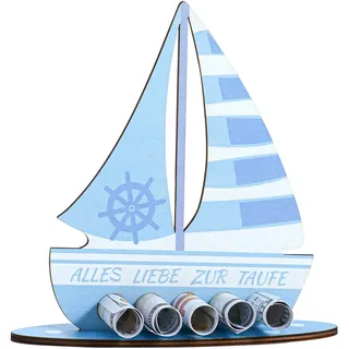 Taufgeschenke für mädchen,Taufgeschenke Mädchen Rosa Holz,Geburt Taufe Geldgeschenk,Taufe Geschenk für Mädchen und Jungen-19x19cm (Rosa)