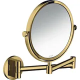 Hansgrohe Rasierspiegel Axor Universal Circular Wandmontage, polished gold optic