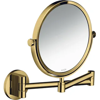 Hansgrohe Rasierspiegel Axor Universal Circular Wandmontage, polished gold optic