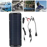 10w Solarpanel-set - Hocheffizientes Monokristallines, Tragbares Und Leichtes (242 G/12,5 X 35 Cm) Solarpanel Mit Kabeln Für Camping Und Reisen.