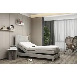 Westfalia Schlafkomfort Boxbett 138 x 211 cm Grau