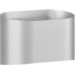 FISCHER & HONSEL LED Wandleuchte "Wall", silber (silberfarben), H: 12cm, Lampen