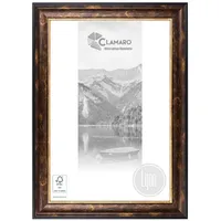 Clamaro Bilderrahmen, Antik Massivholz 'LYON' Shabby Chic Vintage Barock