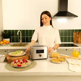 Cecotec Touch&Toast Double Silber