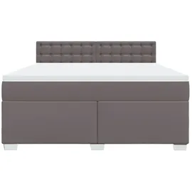 vidaXL Boxspringbett 180 x 200 cm Grau