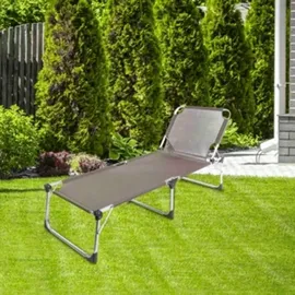 Hi Gartenliege Dreibeinliege XXL Taupe