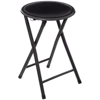 5five simply smart Klapphocker Kunststoff 30 x 45 x 30 cm Schwarz