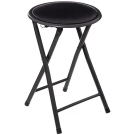 5five simply smart Klapphocker Kunststoff 30 x 45 x 30 cm Schwarz
